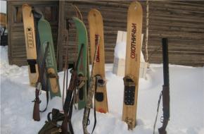 Лыжи для охоты - как самому изготовить лыжи и снегоступы