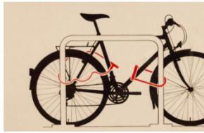 Велопарковка Стоянка для велосипеда своими руками чертежи